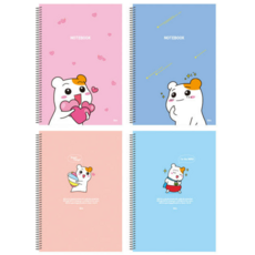 아이비스 에비츄 좌철스프링노트, 랜덤, 4개