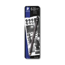 스테들러 100 G12 마스 루모그래프 제도 연필 12본, 블랙연필6본 세트, 1세트