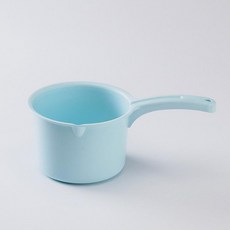 다용도 물국자 바가지형 욕실 주방 겸용, 1개, 블루 짧은 손잡이