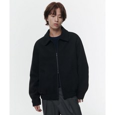 무신사스탠다드 MUSINSA STANDARD 울 블렌드 미니멀 블루종 재킷 [블랙]MMCJJAZ03-BK 113067