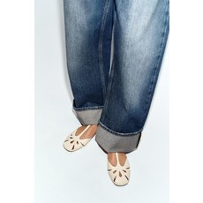 자라 플랫 비치 샌들 - 크림 화이트120028