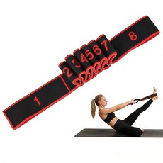 손잡이가 달린 신축성 있는 운동 밴드 홈 체육관 스트레칭 요가 및 필라테스를 위한 강도 조절 가능 전신 둔근 및 다리 운동을 위한 미끄럼 방지 풀러 스트랩, 손잡이가 달린 신축성 있는 운동 밴드, 홈 체육관, 스