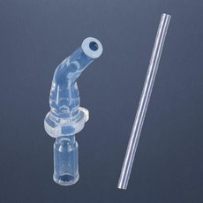 吸管杯吸嘴頭配件, 1個, QT版,pp硬吸管2根
