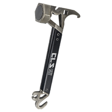 露營中毒本鋪 CLS 迷你風腳槌 營釘槌 鐵槌 槌子 露營槌 露營工具 迷你槌 拔釘槌, 灰色, 1個