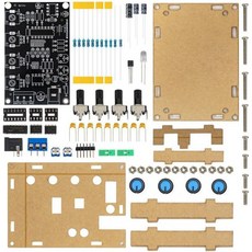 ICL8038 기능 신호 발생기 모듈 사인 사각 삼각형 신호 발생기 케이스 포함 DIY 용접 연습 키트