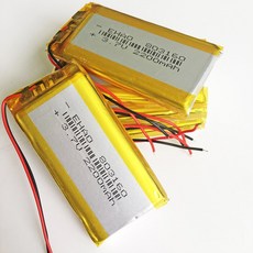 3.7V 2200mAh 폴리머 리튬 LiPo 충전지 803160 GPS PSP PAD MID DVD 휴대폰 전원 은행 태블릿 PC 전자책용, [02] 5PCS