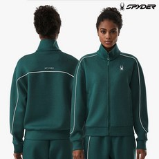 스파이더 스파이더 본사 여성 파이핑 디테일 집업 탑 SPGFCNFT351W