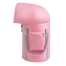 홈리얼 하체 보온 찜질 족욕 원형 통, 1개, 핑크