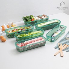 Jeepsaram 대파 보관 통 용기 파통 김밥재료 보관용기 냉동실정리, 1개, 1개