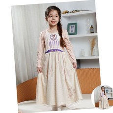 캐릭터복장 안나2 일반형 긴팔 실내복21 파티옷 원피스 여아동