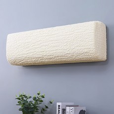 만자천홍 스판 벽걸이 에어컨커버, 아이보리
