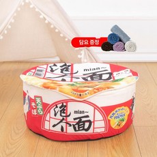 꿀단지 고양이 캣하우스 제품 안식처 침대 펫가구 애완용품 반려동물, 8.인스턴트라면둥지+담요 L-16kg