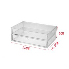 투명진열장 장식장 선반 쇼케이스 케이스 피규어 보관함 디스플레이 2단 수납함, 옵션 1