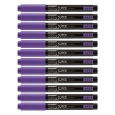 모나미 에딩슈퍼 600 파스텔 형광펜, 보라색, 12개