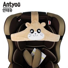 데이희 유아용목베개 유아용목배게 유모차베개 목쿠션, 자동차 좌석 수면 고정 카키