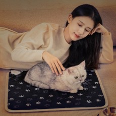 애완동물 전기장판 고양이 강아지 전기매트 반려동물 온열매트 온도조절 전기담요 미끄럼방지, 1개