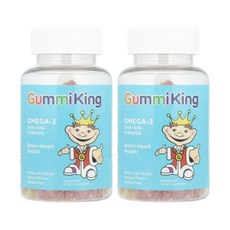 거미킹 키즈 오메가3 Omega3 70mg 60구미젤리 2개 DHA EPA, 60정