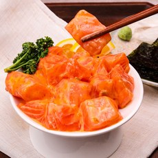 스리라차마요 연어깍두기, 스리라차마요 연어깍두기 150g