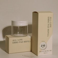 코아코스 평생쓰는 멀티 엠보 빅패드 리필 210매 2개 총 420매 + 원터치 용기 + 위생집게 세트, 1개