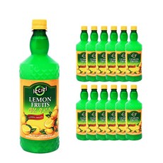 르씨엘 레몬 후르츠 레몬 주스, 946ml, 12개