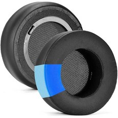 花蓮出貨 海盜船VirtuosoXT加厚凝膠耳罩適用於CorsairVirtuosoRGBSE遊戲耳機替換耳墊, 黑色 一對裝, 1個