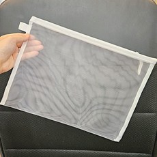 A4 유인물 정리 보관 메쉬 파우치 준비물 안내장, 1개, 상세페이지 참조