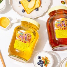 소백산 국내산 사양벌꿀, 2개, 2.4kg