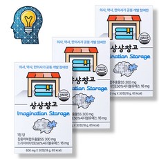 상상창고 집중력 특허원료 2종 어린이 청소년 수험생, 3박스, 30정
