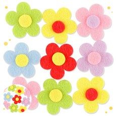 [팔마누] 펠트장식 어린이집인테리어 펠트친구 신형 오꽃