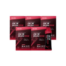 엔드러쉬 파워젤 고함량 에너지젤, 5박스, 14회분