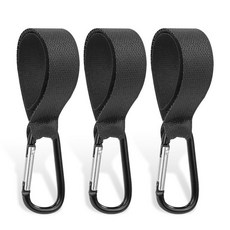 유모차 알루미늄 합금 버클 클립 Carabiner 다기능 가정용 기저귀 가방 주최자 옷걸이, Style A 3 PCS