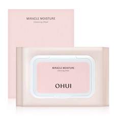오휘 미라클 모이스처 클렌징 시트, 100매입, 1개