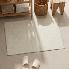 파르르맨션 발매트 빨아쓰는 욕실 화장실 논슬립 주방매트 40x60, 아이보리