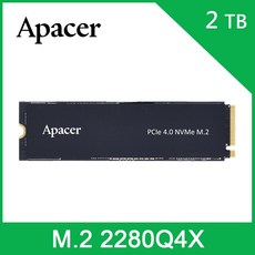 Apacer 宇瞻 AS2280Q4X 2TB M.2 PCIe Gen4 SSD