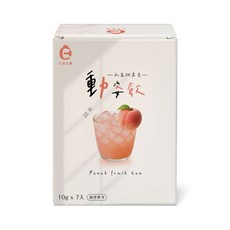 艾希生醫 水蜜桃水果茶 Peach Fruit Tea 10g x 7入, 1個
