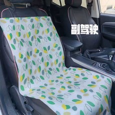 차량 매트 고양이와 오염 뒷좌석 세척 기능. 모두 방지 사용 다용도 쿠션 가능한 방지 긁힘, K. 단일 좌석 고급형 녹색잎
