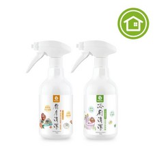 【木酢達人】廚房浴廁清潔組 (廚房清潔劑 450ml + 浴廁清潔劑 450ml), 1個, 浴廁清潔1000m