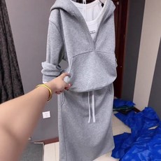 여성투피스 여성세트 티셔츠 + 스커트 롱스커트 맨투맨 티 VGH25111818 50