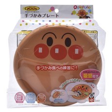 LEC可愛造型手握訓練學習餐盤, ANPANMAN