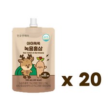 천호엔케어 아이쑥쑥녹용홍삼 어린이건강식품, 20개, 100ml