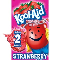 Kool-Aid 트로피컬 펀치 맛 카페인 프리 분말 음료 믹스(82.5온스 캐니스터 2팩), 딸기, 0.14 Ounce (Pack of 1), 1개