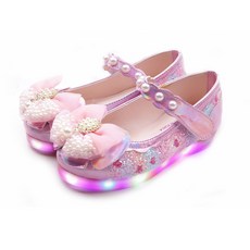 풋풋 진주가득품은 LED 구두 여아구두 유아구두 불빛구두 봄구두 가을구두 신학기구두 공주구두 아기구두 키즈구두 메리제인 라이팅구두