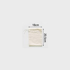 에코스킨 소창주머니 광목육수팩, 크기_S (16cm x 20.5cm) 1개, 1개