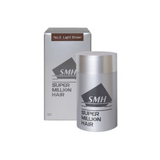 【SMH 絲密赫】髮纖維 20g_No.3淺咖啡色（輕鬆遮飾稀疏髮絲）, No.3 Light Brown, 1個