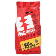 이퀄익스체인지 커피 마인드 바디 앤 소울 미디엄 로스트 340g(12oz), EQU40500