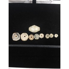 舊物出清 水晶圓盤珠 研究樣品