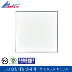 동양전기 LED베젤엣지직부 화이트 610x610 주광색 50W
