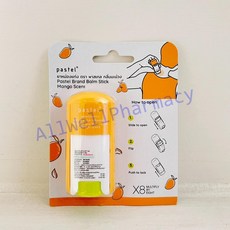 【Pastel 帕馨】特涼爽舒緩棒 6g 外用清涼劑 薄荷精油棒, 1個, 香橙