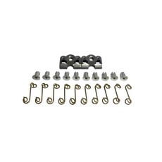 UTVDistribution 1/4 턴 퀵 릴리즈 알루미늄 Dzus 버튼 스프링 및 탭 플레이트 포함 10팩 프리 리벳!, UTVDistribution 1/4 턴 퀵 릴리즈 알루