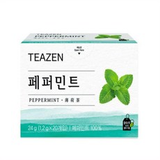 티젠 페퍼민트, 4개, 1.2g, 20개입